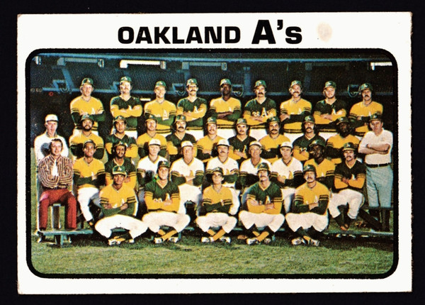 1973 Topps #500 Oakland A's Team VG+