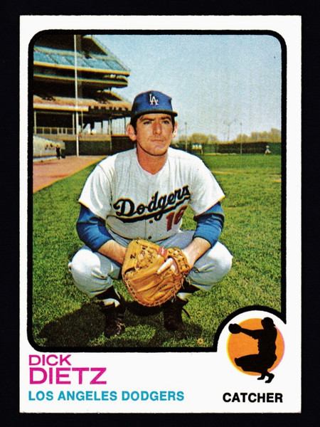 1973 Topps #442 Dick Dietz EX