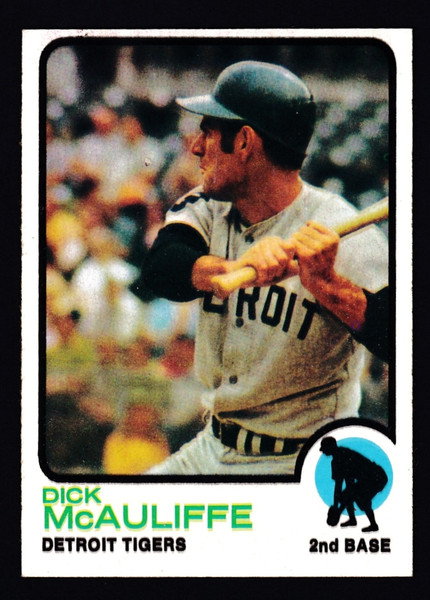 1973 Topps #349 Dick McAuliffe EX-