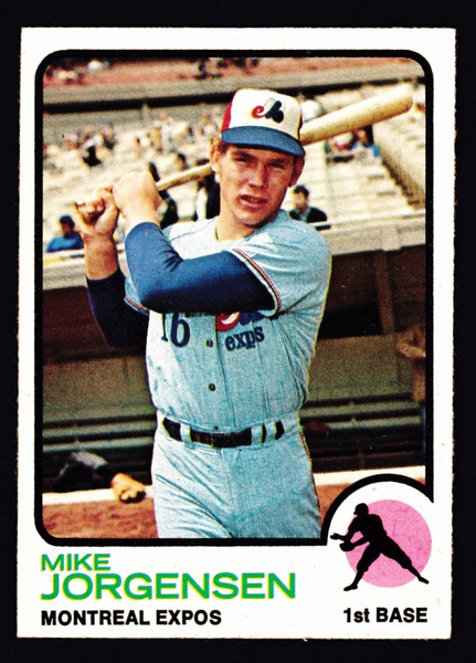 1973 Topps #281 Mike Jorgensen EX