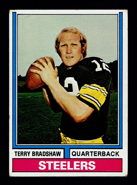 1974 Topps #470 Terry Bradshaw VGEX