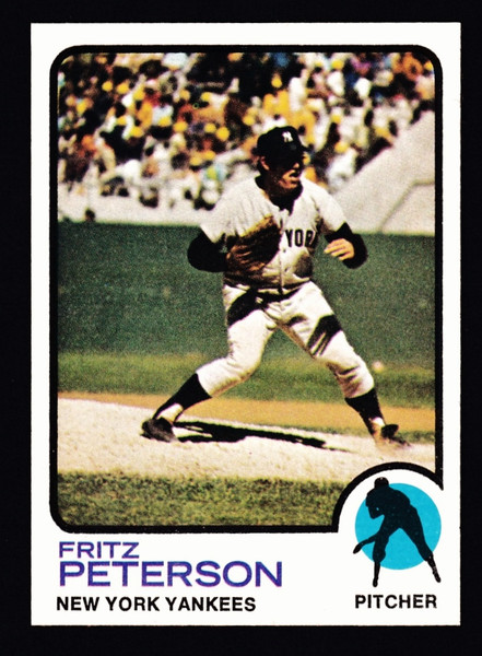 1973 Topps #082 Fritz Peterson NMMT