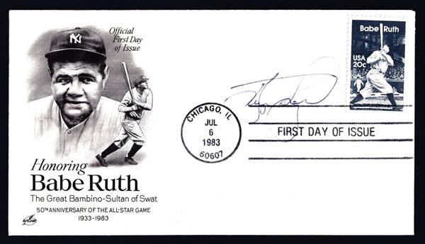George Frazier Signed 6.5" X 3.75" First Day Cover