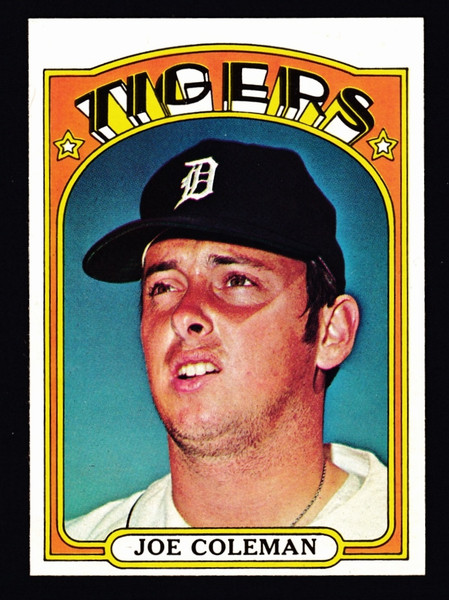 1972 Topps #640 Joe Coleman VGEX