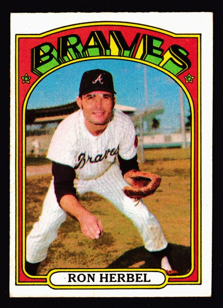 1972 Topps #469 Ron Herbel VGEX