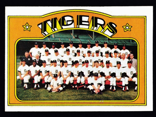 1972 Topps #487 Detroit Tigers Team EXMT+