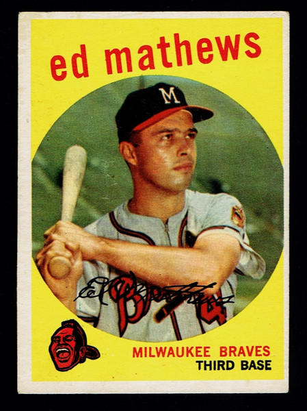 1959 Topps #450 Ed Mathews VGEX