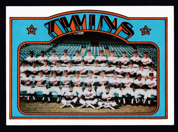 1972 Topps #156 Minnesota Twins Team NM+