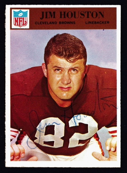 Jim Houston Signed 1966 Philadelphia Card #46