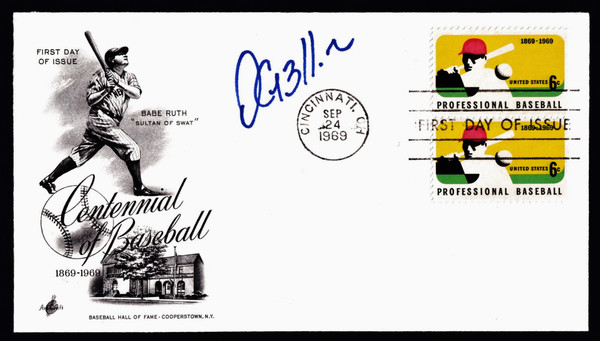 Ozzie Guillen Signed 6.5" X 3.75" First Day Cover