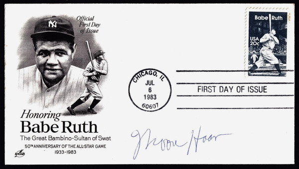 Moose Haas Signed 6.5" X 3.75" First Day Cover