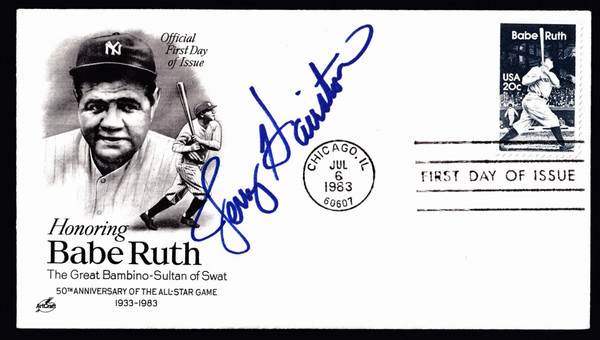 Jerry Hairston Signed 6.5" X 3.75" First Day Cover
