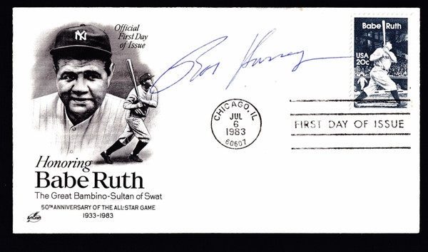 Ron Hassey Signed 6.5" X 3.75" First Day Cover