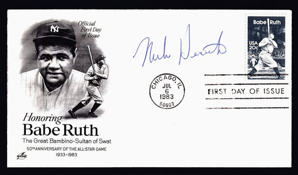 Mike Heath Signed 6.5" X 3.75" First Day Cover