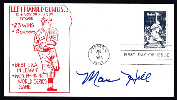 Marc Hill Signed 6.5" X 3.75" First Day Cover