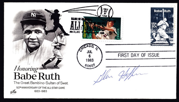 Glenn Hoffman Signed 6.5" X 3.75" First Day Cover