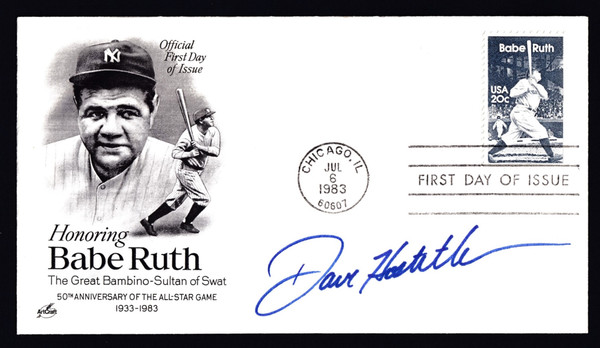 Dave Hostetler Signed 6.5" X 3.75" First Day Cover