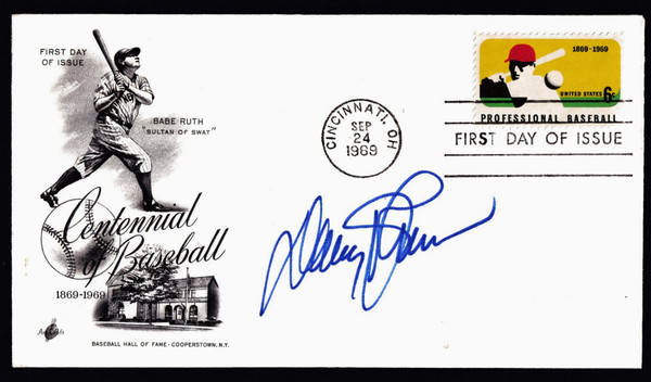 Davey Johnson Signed 6.5" X 3.75" First Day Cover