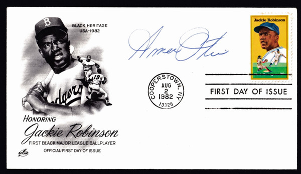 Amos Otis Signed 6.5" X 3.75" First Day Cover