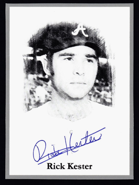 Rick Kester Signed 3.5" X 4.75" Cut