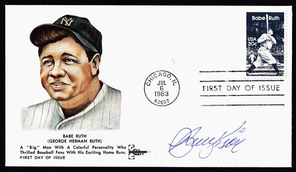 Bruce Kison Signed 6.5" X 3.75" First Day Cover