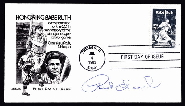Rick Leach Signed 6.5" X 3.75" First Day Cover