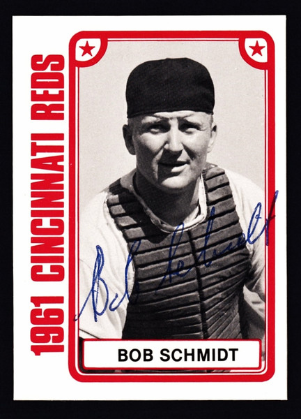 Bob Schmidt Signed 1980 TCMA Card