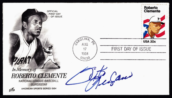 Sixto Lezcano Signed 6.5" X 3.75" First Day Cover