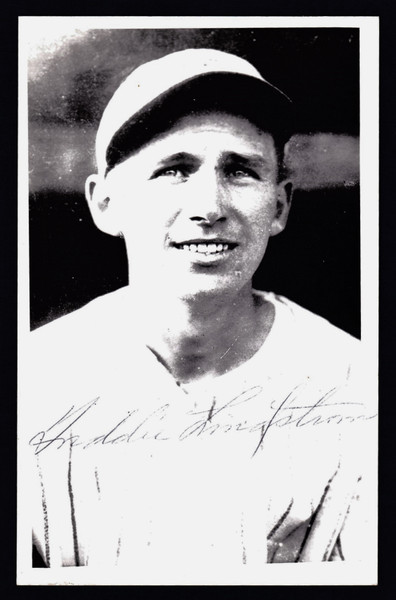 Freddie Lindstrom Signed 3.5" X 5.5" Photo