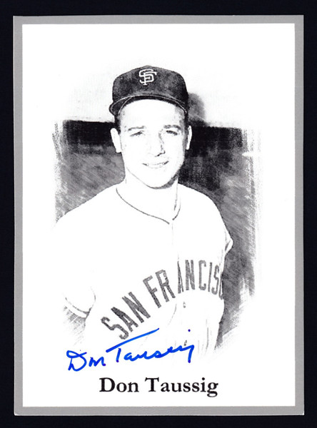 Don Taussig  Signed 3.5" X 5" Print