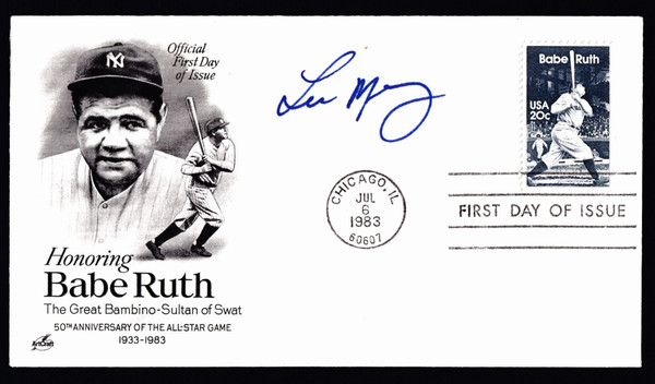 Lee May Signed 6.5" X 3.75" First Day Cover