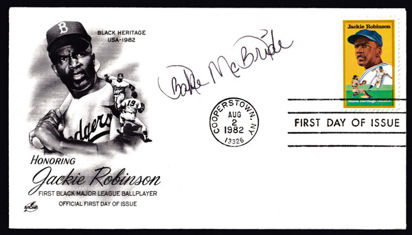 Bake McBride Signed 6.5" X 3.75" First Day Cover