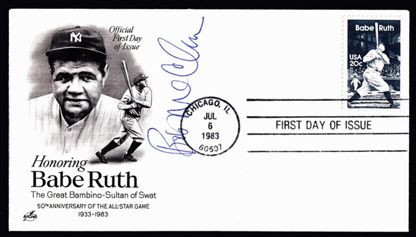 Bob McClure Signed 6.5" X 3.75" First Day Cover