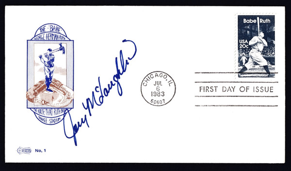 Joey McLaughlin Signed 6.5" X 3.75" First Day Cover