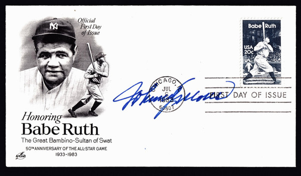 John Moses Signed 6.5" X 3.75" First Day Cover