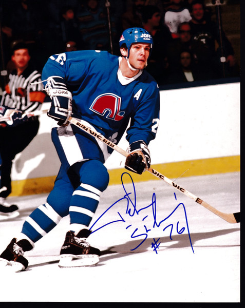 Peter Stastny Signed 8" X 10" Glossy Photo