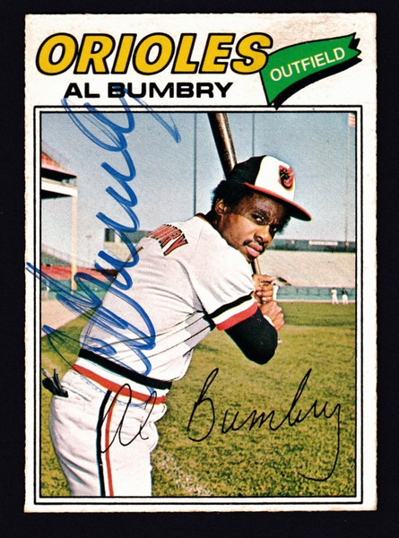 Al Bumbry Signed 1977 OPC #192