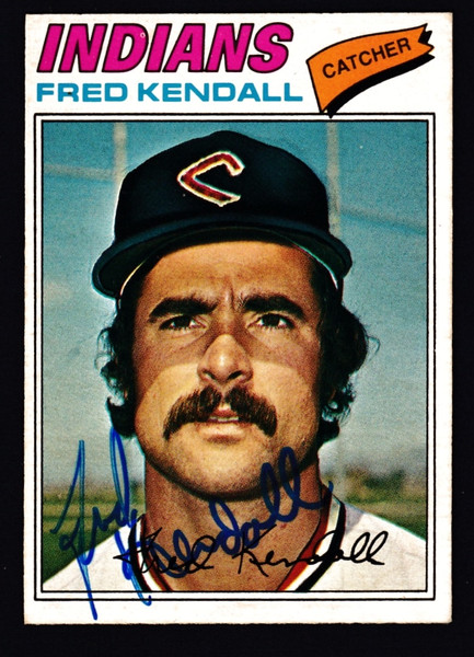 Fred Kendall Signed 1977 OPC #213