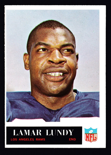 1965 Philadelphia #090 Lamar Lundy RC VGEX