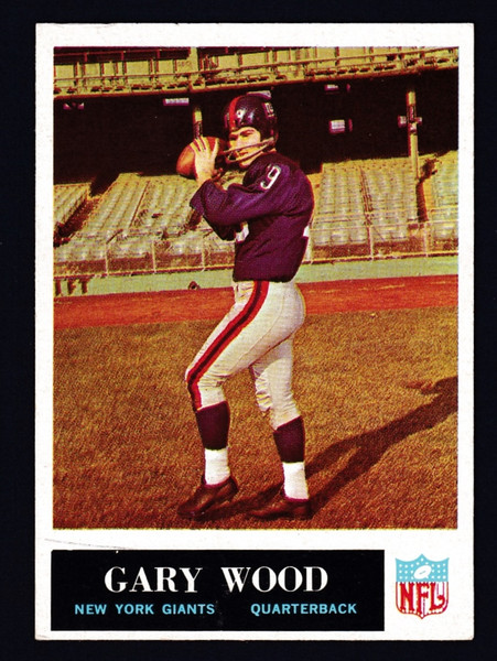 1965 Philadelphia #125 Gary Wood RC VGEX