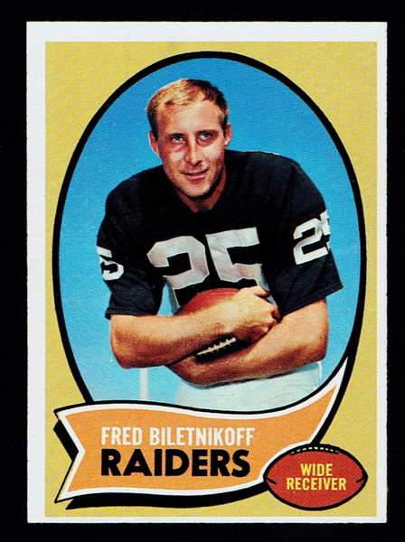 1970 Topps #085 Fred Biletnikoff EXMT