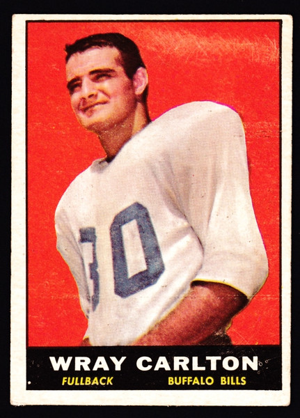 1961 Topps #160 Wray Carlton RC VG