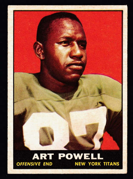 1961 topps #151 Art Powell RC GD+