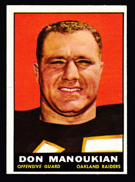 1961 Topps #188 Don Manoukian RC EX-