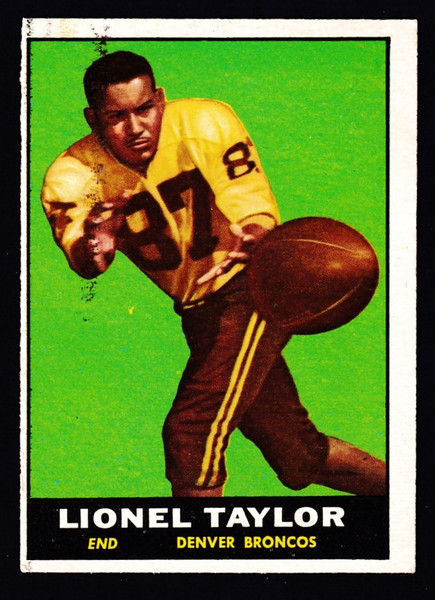 1961 Topps #190 Lionel Taylor RC VG+