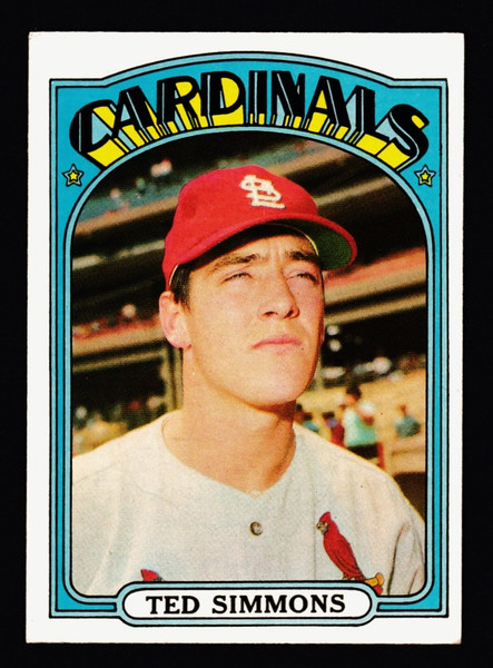 1972 Topps #154 Ted Simmons EX-