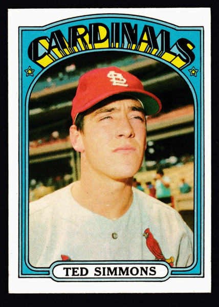 1972 Topps #154 Ted Simmons EX+