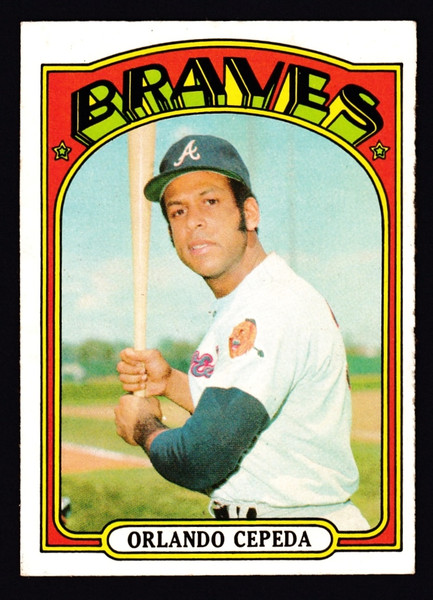 1972 Topps #195 Orlando Cepeda EX-