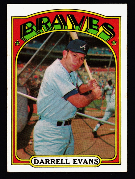 1972 Topps #171 Darrell Evans EX