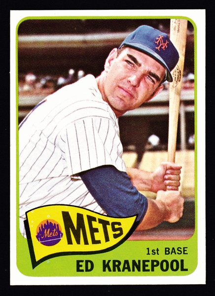 1965 Topps #144 Ed Kranepool Poor